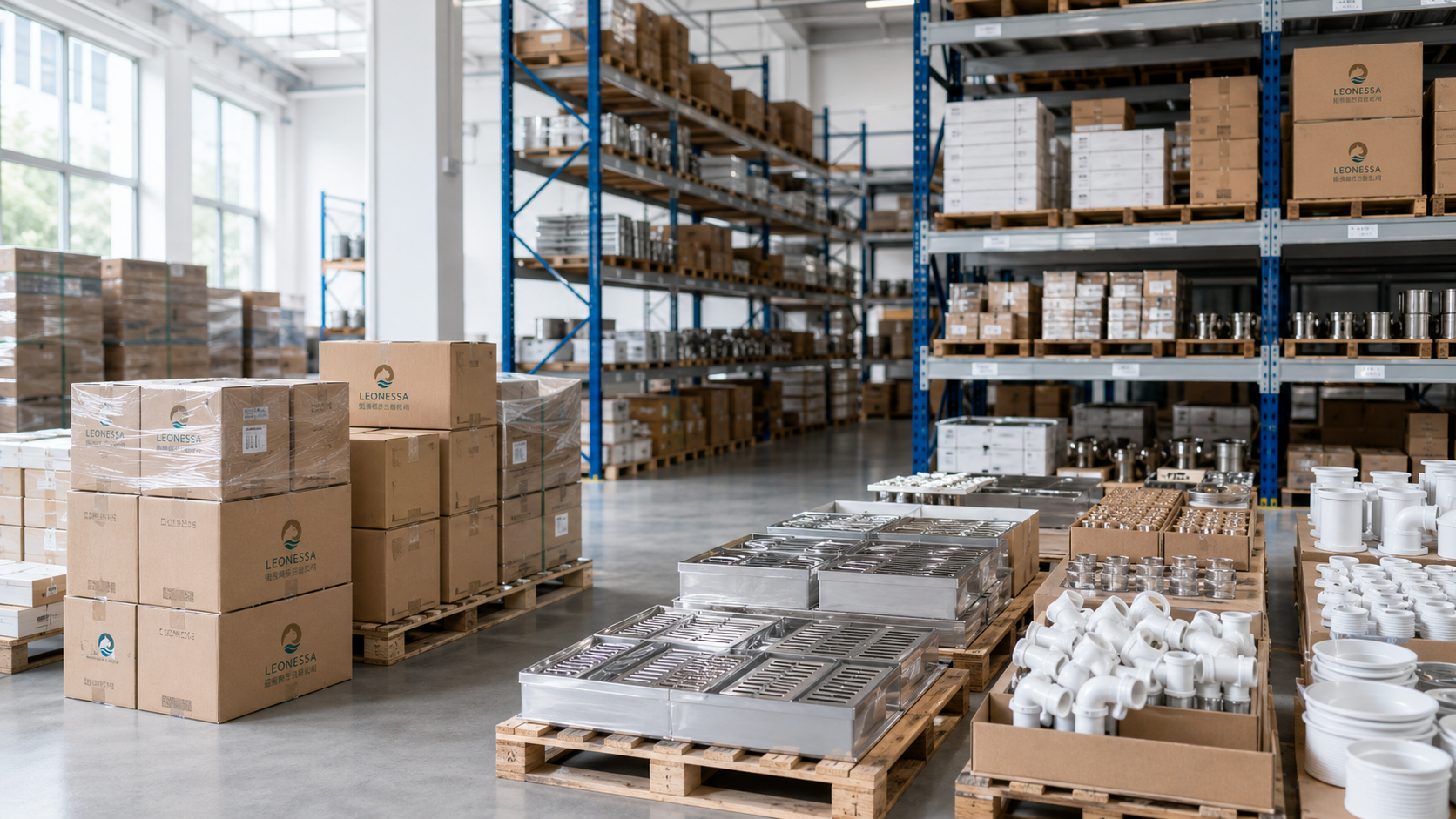 Warehouse storage and shipment preparation